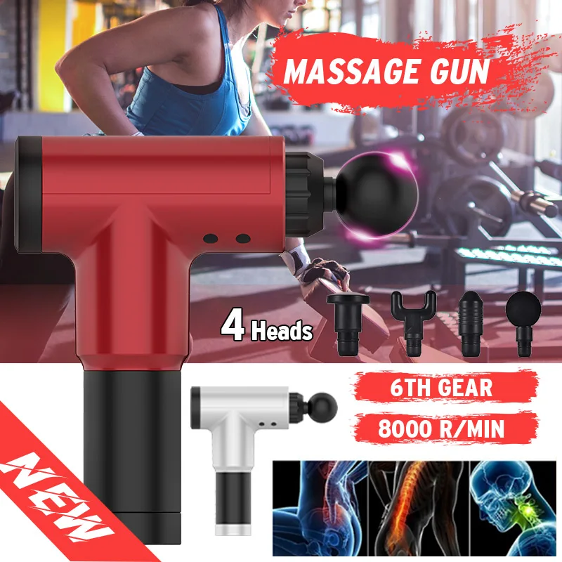 High Power Profession Massage Gun Relax Body Muscle Deep Fascia Massager Muscle Pain Exercising Relaxation Slimming Shaping
High Power Profession Massage Gun Relax Body Muscle Deep Fascia Massager Muscle Pain Exercising Relaxation Slimming Shaping