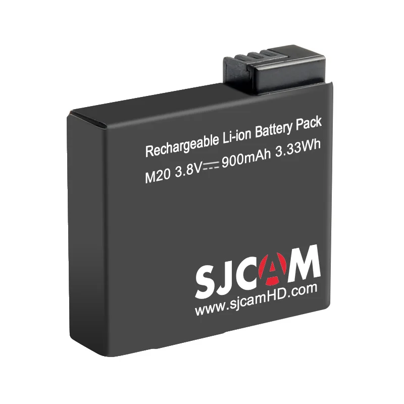 2 шт. SJCAM M20 аккумулятор + двойное зарядное устройство для SJ CAM аксессуары