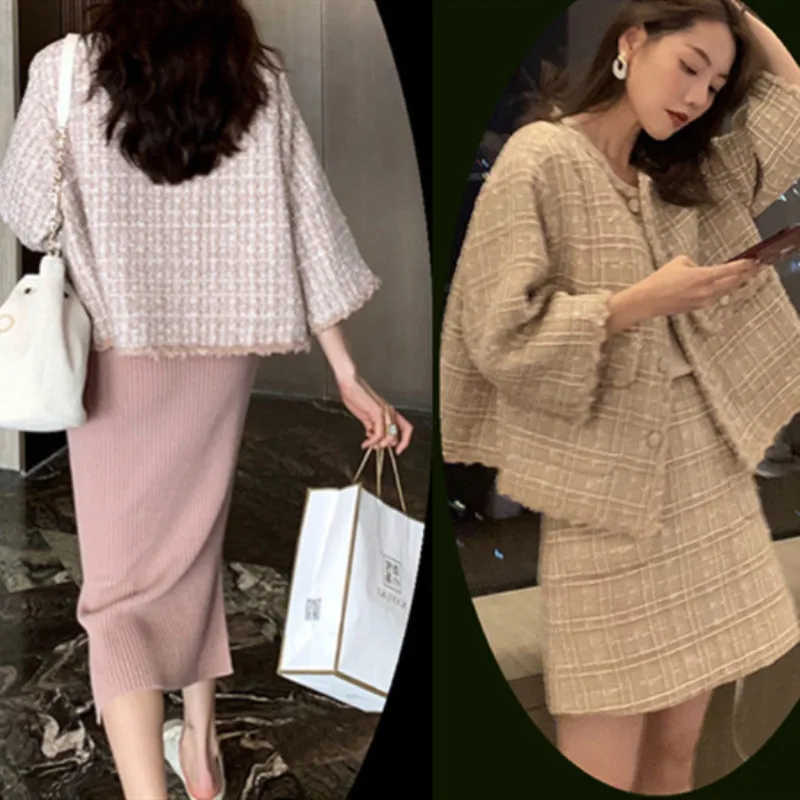 Web celebrity 2019 suits the new lazy optional sense A word bust tweed skirt + flash small sweet female autumn wind coat
Web celebrity 2019 suits the new lazy optional sense A word bust tweed skirt + flash small sweet female autumn wind coat