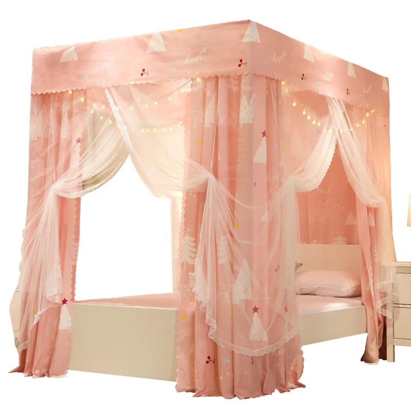 Household Mosquito Net 1.8m Bed Floor Support 1.5m Encryption Princess Wind 2.0x2.2 Check Bed Curtain Integrated Mosquito Net
Household Mosquito Net 1.8m Bed Floor Support 1.5m Encryption Princess Wind 2.0x2.2 Check Bed Curtain Integrated Mosquito Net