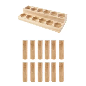 Perfume Essential Oil Display Stand Organizer 12 Refillable Bottle Pure Wood for Home Organization and Shop Displaying
Perfume Essential Oil Display Stand Organizer 12 Refillable Bottle Pure Wood for Home Organization and Shop Displaying