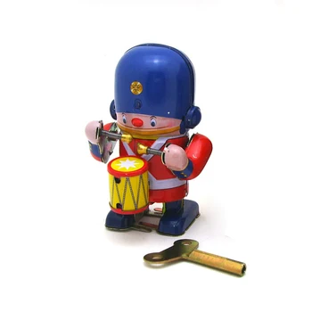 1pc Classic collection Retro Clockwork Wind Up Metal Walking Robot Tin Toy Kids Gift Worldwide Hot Selling Toys for Children 
1pc Classic collection Retro Clockwork Wind Up Metal Walking Robot Tin Toy Kids Gift Worldwide Hot Selling Toys for Children