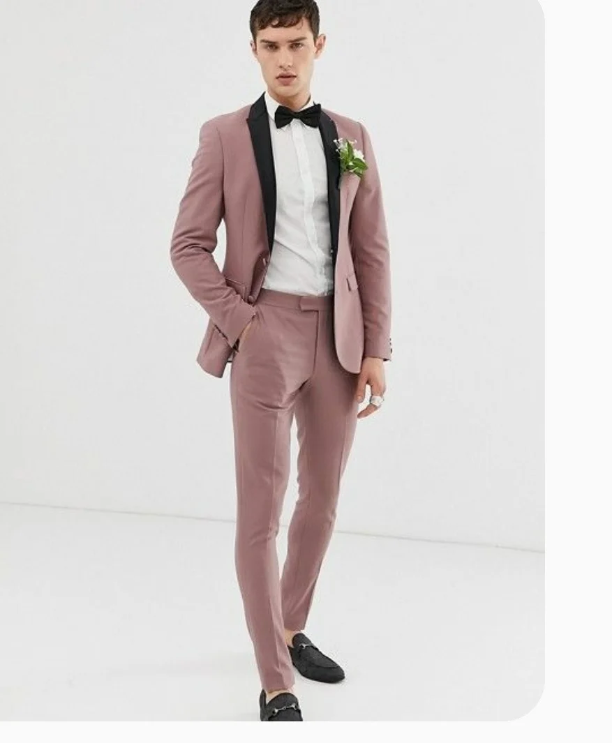 2Pc Newest Design Full Men's Suit Pink Jacket Pants for Wedding Custom Made Suits Tailored Party Wear Male Suits Blazer Trousers
2Pc Newest Design Full Men's Suit Pink Jacket Pants for Wedding Custom Made Suits Tailored Party Wear Male Suits Blazer Trousers