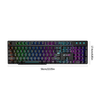 2.4G Wireless Gaming Keyboard and Mouse Set Colorful LED Breathing Light Keypad E65C
2.4G Wireless Gaming Keyboard and Mouse Set Colorful LED Breathing Light Keypad E65C