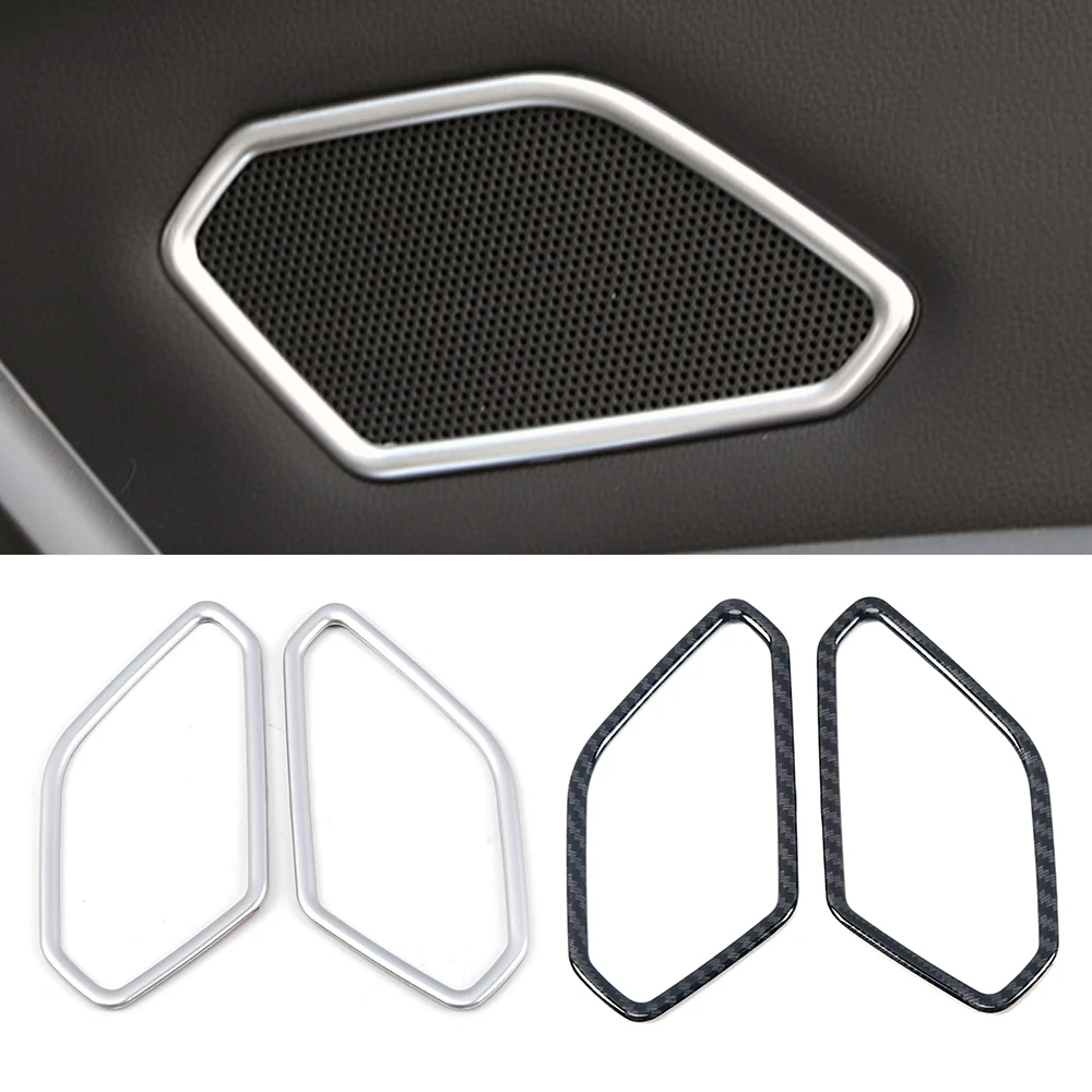 Внутренняя звуковая колонка для Volkswagen VW Tiguan MK2 2017-2019, звуковое кольцо, крышка, рамка, отделка, украшение, автомобильные аксессуары