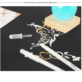 3pcs Art Markers for Manga Highlighter Brush Pen Waterproof Gold Silver White Color Drawing Paint Anime Design Art E6393
3pcs Art Markers for Manga Highlighter Brush Pen Waterproof Gold Silver White Color Drawing Paint Anime Design Art E6393