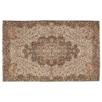 Handmade Natural Vintage Turkish Area Rug 167x266 Cm-5'6''X8'9'' 
Handmade Natural Vintage Turkish Area Rug 167x266 Cm-5'6''X8'9''