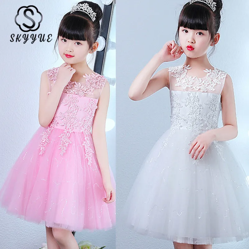 Skyyue Flower Girl Dress for Wedding N Kid Party Lace Flower Takedown Bow Comunion Dress Cotton Lining Ball Gown 2019 BX2803
Skyyue Flower Girl Dress for Wedding N Kid Party Lace Flower Takedown Bow Comunion Dress Cotton Lining Ball Gown 2019 BX2803