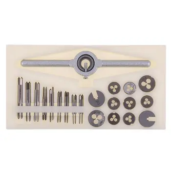 31Pcs/Set M1-M2.5 Mini HSS Metric Screw Thread Tap Threading Die Wrench Tools
31Pcs/Set M1-M2.5 Mini HSS Metric Screw Thread Tap Threading Die Wrench Tools