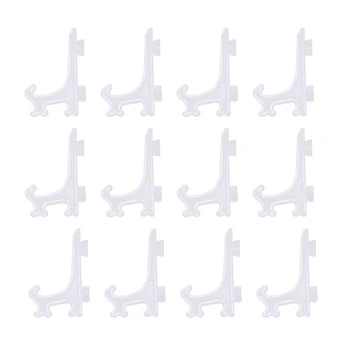 12Pcs 3 Inch Plastic Easels or Plate Holders Display Dinner Plate (Transparent)
12Pcs 3 Inch Plastic Easels or Plate Holders Display Dinner Plate (Transparent)