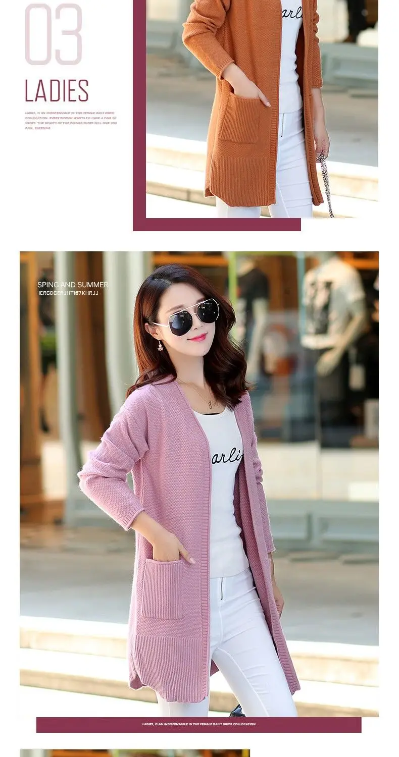 Woman Sweaters Cardigan Autumn Winter Sweater Cardigan Loose Outer Wear Sweater Autumn Coat Sueters De Mujer Woman Sweaters Cardigan Autumn Winter Sweater Cardigan Loose Outer Wear Sweater Autumn Coat Sueters De Mujer
