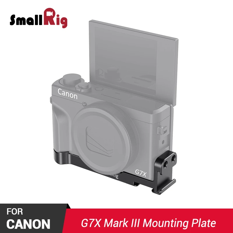 SmallRig G7X Mark III Mounting Plate with Two Cold Shoes for Canon G7X Mark III Vlogging Camera Rig 2433
SmallRig G7X Mark III Mounting Plate with Two Cold Shoes for Canon G7X Mark III Vlogging Camera Rig 2433