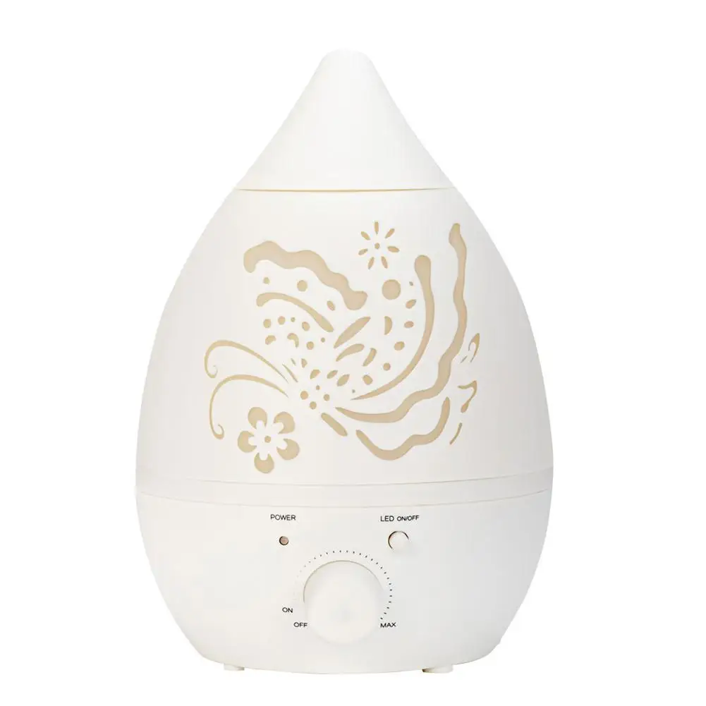 1.5L Air Humidifier Ultrasonic Humidifier Essential Oil Aroma Diffuser Wave Drop Shape with 7 Colors Night Light 110V
1.5L Air Humidifier Ultrasonic Humidifier Essential Oil Aroma Diffuser Wave Drop Shape with 7 Colors Night Light 110V