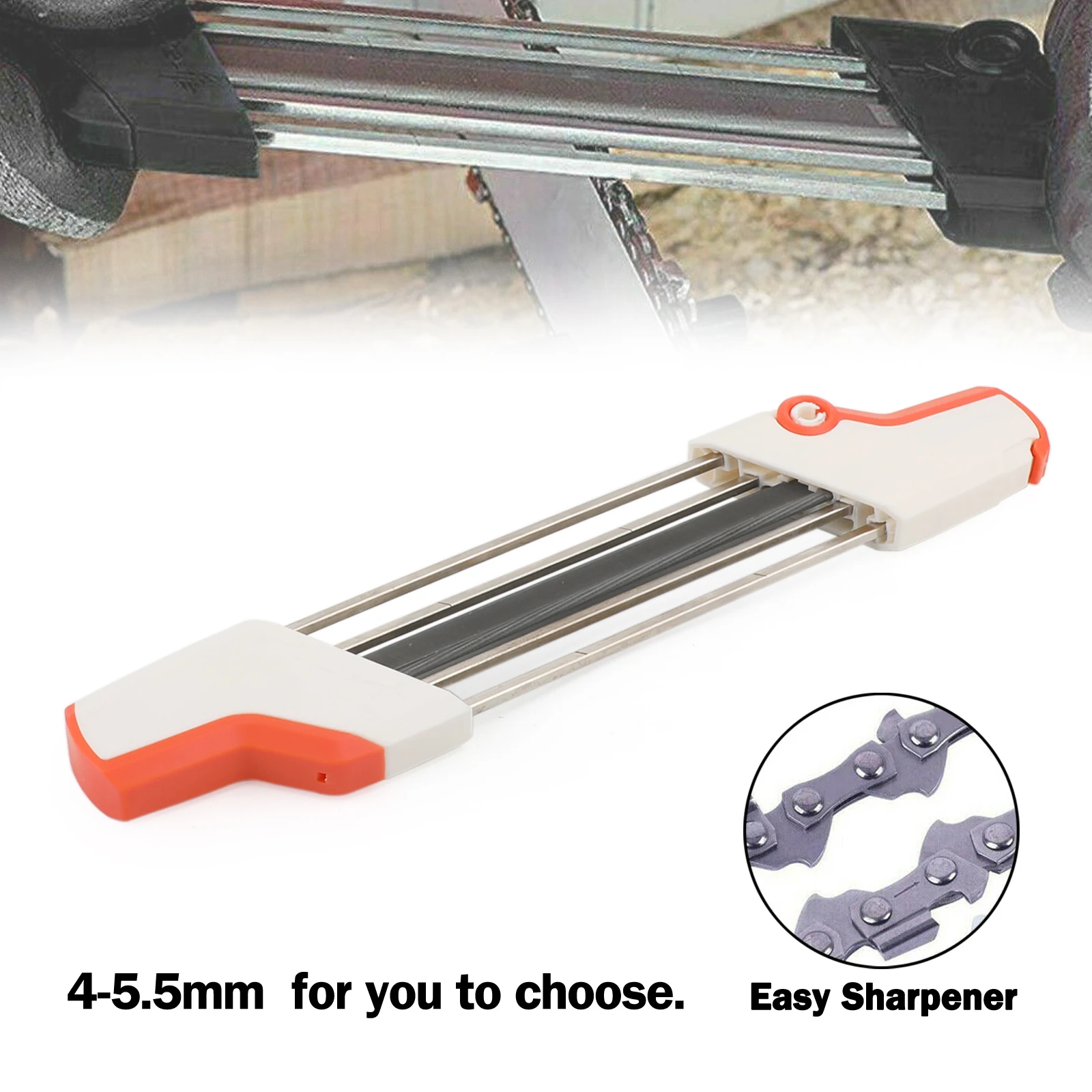 Artudatech 4mm / 4.8mm / 5.2mm /5.5mm 2 IN 1 Easy Chainsaw File Chain Sharpener Whetstone Kits For Stihl
Artudatech 4mm / 4.8mm / 5.2mm /5.5mm 2 IN 1 Easy Chainsaw File Chain Sharpener Whetstone Kits For Stihl