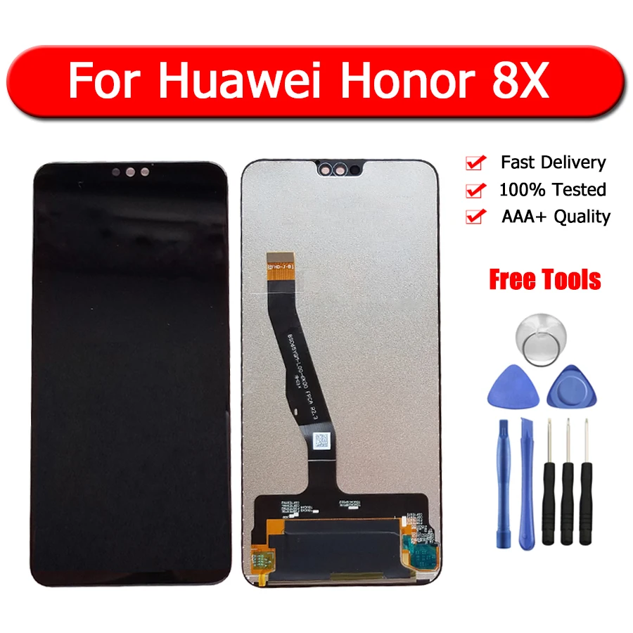 LCD For Huawei Honor 8X LCD Display Touch Screen Digitizer Assembly Free Tools Replacement For HUAWEI Honor 8X JSN-L21 L42 LCD
LCD For Huawei Honor 8X LCD Display Touch Screen Digitizer Assembly Free Tools Replacement For HUAWEI Honor 8X JSN-L21 L42 LCD