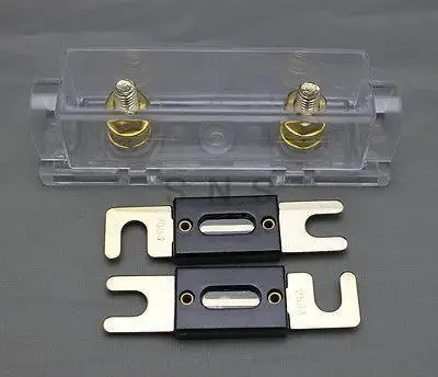 ANL Fuse holder Distribution INLINE 0 4 8 GA GOLD PLATED FREE 2X250A ANL FUSE