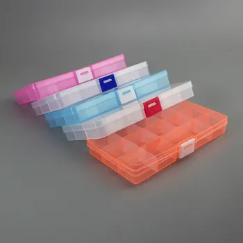3PCS 15 Grid Plastic Transparent Storage Box Jewelry Manicure Container Detachable Storage Box Nail Tool Storage Box Storage Box
3PCS 15 Grid Plastic Transparent Storage Box Jewelry Manicure Container Detachable Storage Box Nail Tool Storage Box Storage Box