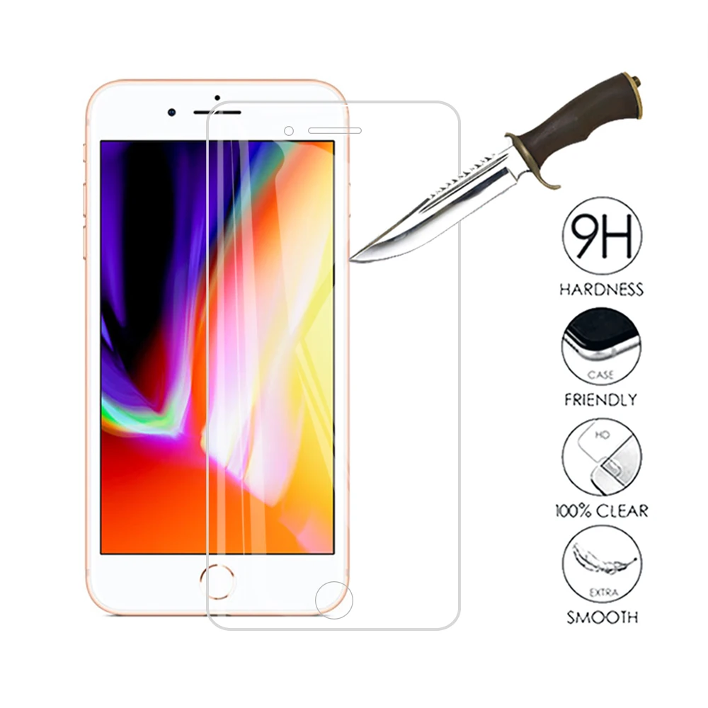 Защитное стекло для iphone 8 Plus 7 6 6s 5 5s 5c 4 ipone 2 шт. | Мобильные телефоны и аксессуары