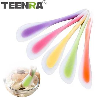 TEENRA Double Silicone Spatula Spoon Non-stick Spatulas Pastry Scraper Cream Butter Mixter Cake Scraper Kitchen Baking Tools
TEENRA Double Silicone Spatula Spoon Non-stick Spatulas Pastry Scraper Cream Butter Mixter Cake Scraper Kitchen Baking Tools