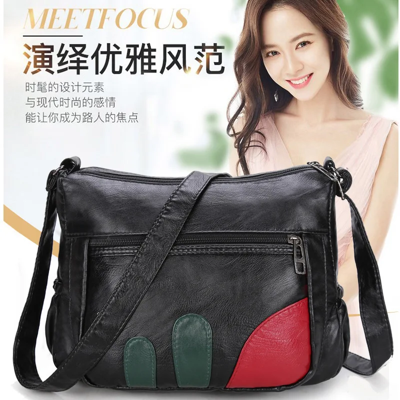 New Style Middle-aged Women's-Style Crossbody Bag Multi-Purpose Pu Soft Leather Mommy Bag Multi-pockets Large Capacity Bag
New Style Middle-aged Women's-Style Crossbody Bag Multi-Purpose Pu Soft Leather Mommy Bag Multi-pockets Large Capacity Bag