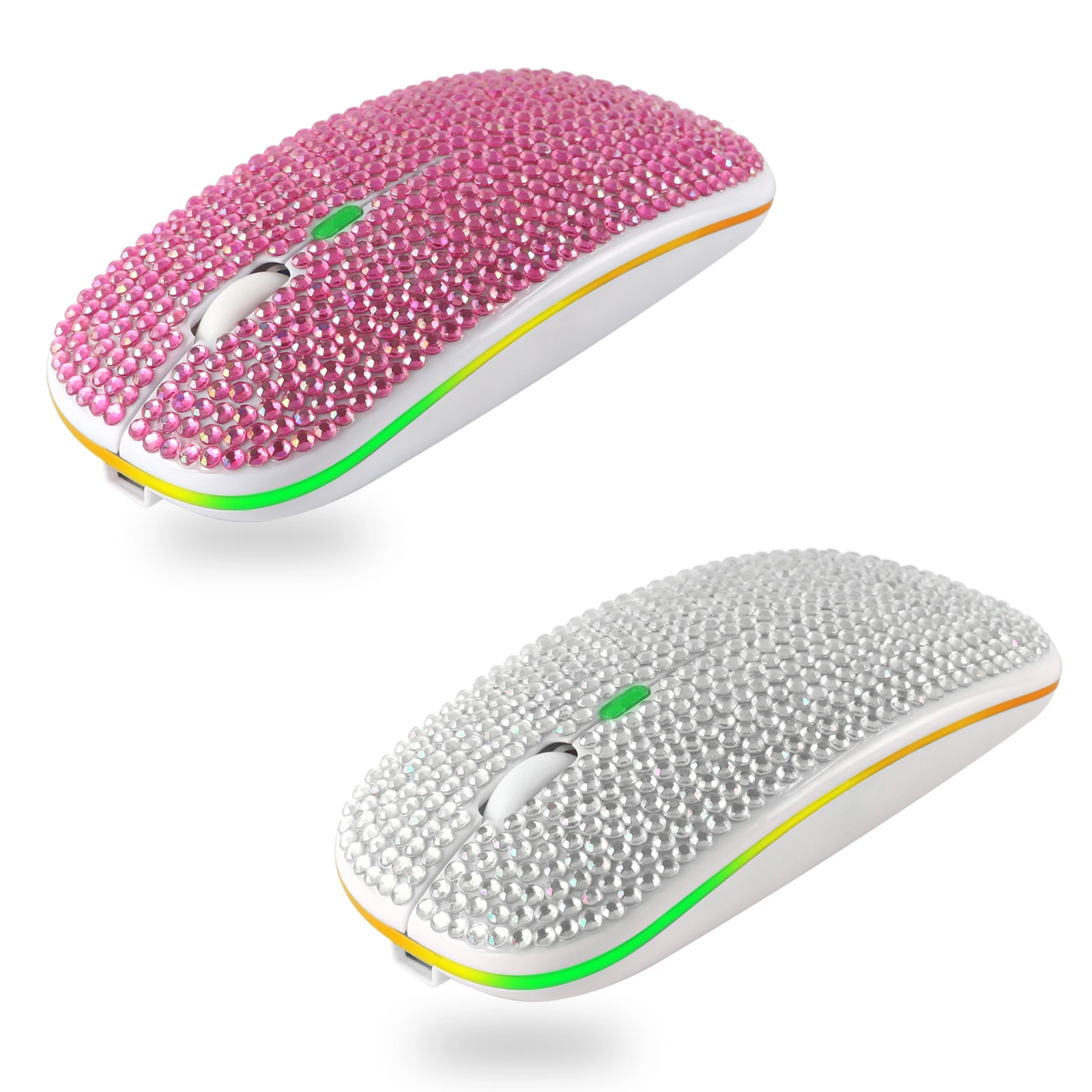Bluetooth 5.0 Wireless 2.4G Mouse Rechargeable Diamond-Studded Silent Ergonomic Mause Ultra-thin USB Portable Mice For Laptop PC
Bluetooth 5.0 Wireless 2.4G Mouse Rechargeable Diamond-Studded Silent Ergonomic Mause Ultra-thin USB Portable Mice For Laptop PC