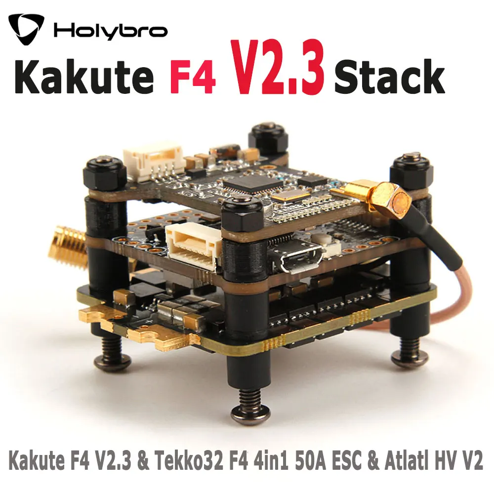 Holybro Kakute F4 V2.3 Flight controller + Atlatl HV V2 + Tekko32 F4 4in1 50A ESC Combo For RC Mutilcopter Racing Drone
Holybro Kakute F4 V2.3 Flight controller + Atlatl HV V2 + Tekko32 F4 4in1 50A ESC Combo For RC Mutilcopter Racing Drone