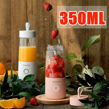 350ml Portable Juicer Electric USB Rechargeable Smoothie Blender Machine Mixer Mini Juice Maker Fast Food Processor Mobile Mixer
350ml Portable Juicer Electric USB Rechargeable Smoothie Blender Machine Mixer Mini Juice Maker Fast Food Processor Mobile Mixer