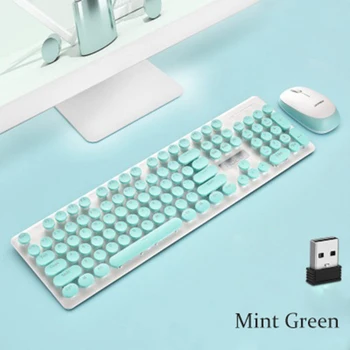 Gaming keyboard Wireless Lightweight Retro Punk keyboard and mouse set Silent Button Rechargeable wireless Keyboard with Mouse
Gaming keyboard Wireless Lightweight Retro Punk keyboard and mouse set Silent Button Rechargeable wireless Keyboard with Mouse