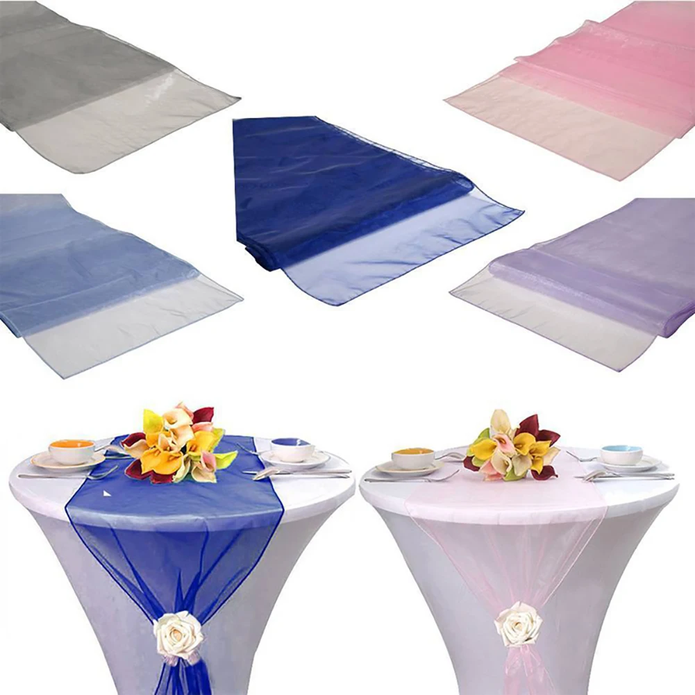 Simple Colorful New Multifunctional Organza Table Runner Cloth Wedding Reception Party Home Decor Runner Flag Table Clean Decor
Simple Colorful New Multifunctional Organza Table Runner Cloth Wedding Reception Party Home Decor Runner Flag Table Clean Decor
