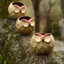 Owl Planter Ceramic Succulent Plant Pot Fun Animal Flower Container Decoration Windowsill Box Suitable for Indoor Garden Decor
Owl Planter Ceramic Succulent Plant Pot Fun Animal Flower Container Decoration Windowsill Box Suitable for Indoor Garden Decor