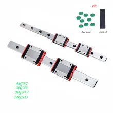 MGN MGN9 MGN12 MGN15 MGN7 1PC Linear Rail Guide + 1PC MGN Carriage Miniature Linear Rail Slide CNC 300 350 400 450 500 600 800mm
MGN MGN9 MGN12 MGN15 MGN7 1PC Linear Rail Guide + 1PC MGN Carriage Miniature Linear Rail Slide CNC 300 350 400 450 500 600 800mm