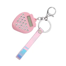FOR Pocket size 8 Digits Display Cartoon Mini Ultra-thin Button Battery Cute stawberry Calculator with key chain for school
FOR Pocket size 8 Digits Display Cartoon Mini Ultra-thin Button Battery Cute stawberry Calculator with key chain for school