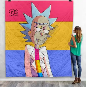 Cartoon Rick and Morty funny 3D Quilt Blanket For Kids Adult Bedding Throw Soft Warm Thin Blanket With Cotton Quilt style-9
Cartoon Rick and Morty funny 3D Quilt Blanket For Kids Adult Bedding Throw Soft Warm Thin Blanket With Cotton Quilt style-9