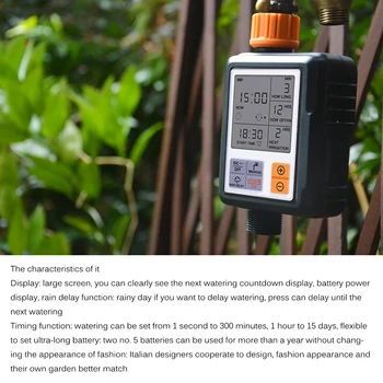 Lazy LCD Screen Electronic Automatic Water Timer Sprinkler Controller Outdoor Garden Timer Auto Watering Device Irrigation Tools
Lazy LCD Screen Electronic Automatic Water Timer Sprinkler Controller Outdoor Garden Timer Auto Watering Device Irrigation Tools