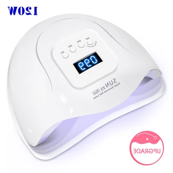 120W SUN 5X Plus UV LED Lamp Nail Dryer 45Pcs UV Lamp For Nail Gel Polish Curing Lamp 4 Bottoms Timer LCD Display Nail Art 
120W SUN 5X Plus UV LED Lamp Nail Dryer 45Pcs UV Lamp For Nail Gel Polish Curing Lamp 4 Bottoms Timer LCD Display Nail Art