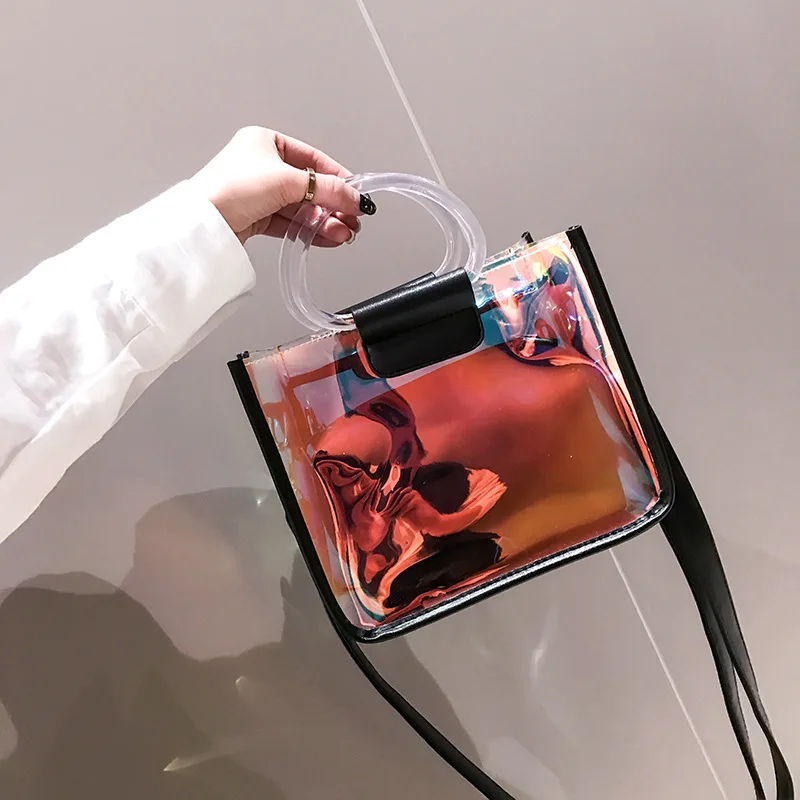 2019 summer new JIULIN two-piece transparent color simple shoulder slung ladies bag
2019 summer new JIULIN two-piece transparent color simple shoulder slung ladies bag