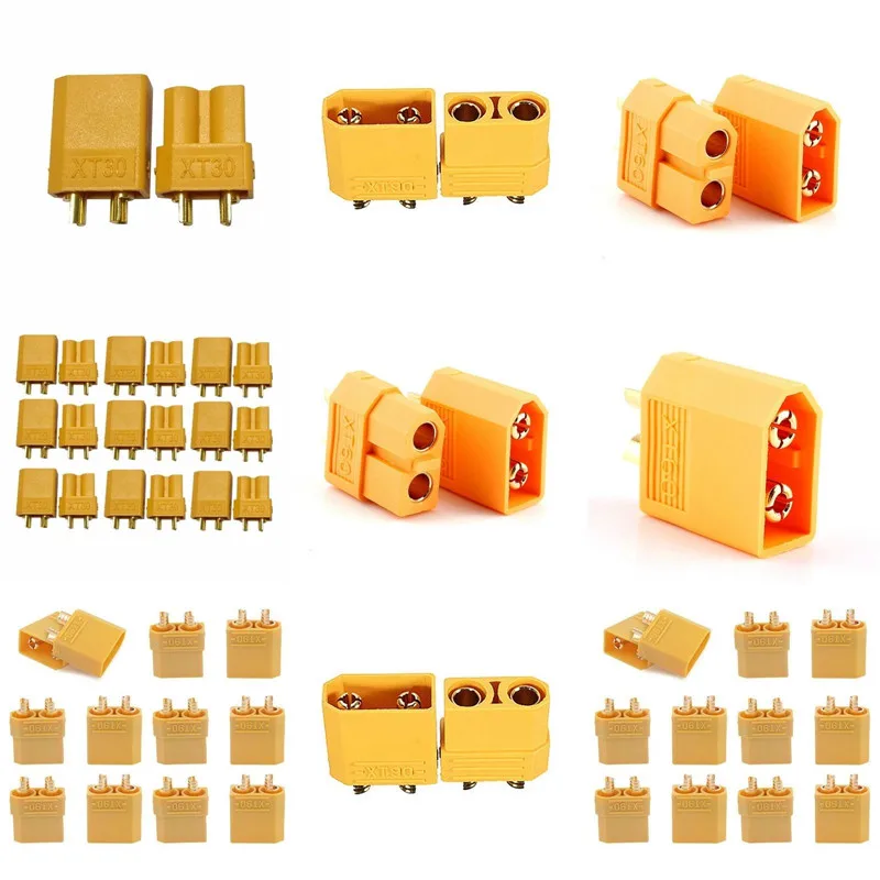 1Set XT30 XT60 XT90 Male Female Bullet Connectors Plug For RC Lipo Battery Quadcopter Multicopter For RC Lipo Battery Wholesale
1Set XT30 XT60 XT90 Male Female Bullet Connectors Plug For RC Lipo Battery Quadcopter Multicopter For RC Lipo Battery Wholesale