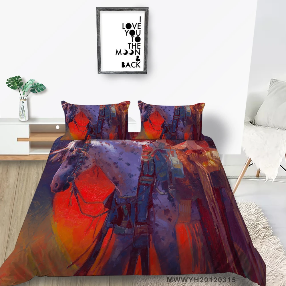 Комплект постельного белья Red Sun креативный художественный комплект с рисунком