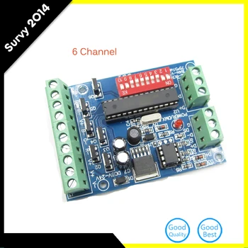 1PCS DMX512 Decoder 6CH Channel RGBW Controller LED stage lighting CMOS Output diy electronics 
1PCS DMX512 Decoder 6CH Channel RGBW Controller LED stage lighting CMOS Output diy electronics