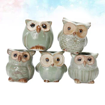 5pcs Ceramic Scculent Flowerpot Durable Mini Chic Flower Pots Storage Container Gardening Supply for Office Garden
5pcs Ceramic Scculent Flowerpot Durable Mini Chic Flower Pots Storage Container Gardening Supply for Office Garden