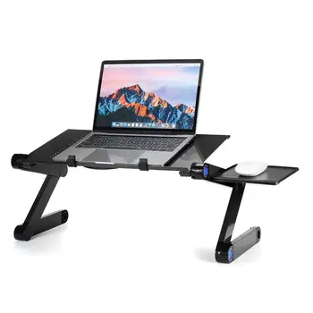 Portable Aluminum Laptop Desk 360° Adjustable Computer Desk Foldable Computer Stand With Mouse Pad Cooling Hole USB Fan
Portable Aluminum Laptop Desk 360° Adjustable Computer Desk Foldable Computer Stand With Mouse Pad Cooling Hole USB Fan