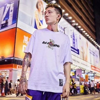 Summer fashion brand lion waking Chinese style printing loose student couple short sleeve T-shirt hip hop Street half sleeve top
Summer fashion brand lion waking Chinese style printing loose student couple short sleeve T-shirt hip hop Street half sleeve top