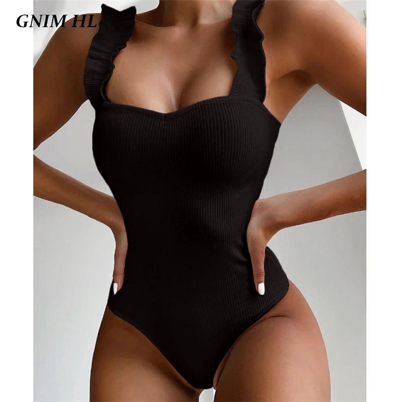 GNIM One-Piece Swimsuit Women Push Up Bikini Mujer 2020 Sexy Solid Ruffle Swimwear High Waist Bathing Suit Women Summer Bodysuit
GNIM One-Piece Swimsuit Women Push Up Bikini Mujer 2020 Sexy Solid Ruffle Swimwear High Waist Bathing Suit Women Summer Bodysuit