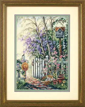 COTTON Beautiful Chic Counted Cross Stitch Kit Sweetheart's Gate Garden Sweetheart Yard Courtyard Flower Bird View
COTTON Beautiful Chic Counted Cross Stitch Kit Sweetheart's Gate Garden Sweetheart Yard Courtyard Flower Bird View