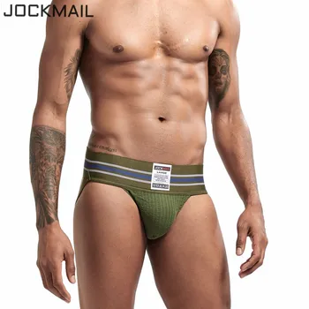 JOCKMAIL Mens thongs and g strings Wide Belt Breathable Elastic Big Bag Sports mens briefs jockstrap gay underwear tanga hombre
JOCKMAIL Mens thongs and g strings Wide Belt Breathable Elastic Big Bag Sports mens briefs jockstrap gay underwear tanga hombre