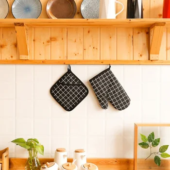 2PCS Cotton Oven Glove Heatproof Mitten Kitchen Rustic Style Cooking Microwave Oven Mitt Insulated Non-slip Thickening Gloves
2PCS Cotton Oven Glove Heatproof Mitten Kitchen Rustic Style Cooking Microwave Oven Mitt Insulated Non-slip Thickening Gloves