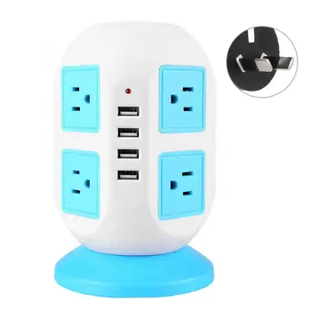 USB Outlets Power Strip Surge Protector Multihole Blue 110-240V AU Plug Multi-position jack, stand-up overlay design
USB Outlets Power Strip Surge Protector Multihole Blue 110-240V AU Plug Multi-position jack, stand-up overlay design