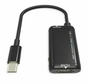 USB-C Type C to HDMI Adapter USB 3.1 Cable For MHL Android Phone Tablet Black
USB-C Type C to HDMI Adapter USB 3.1 Cable For MHL Android Phone Tablet Black