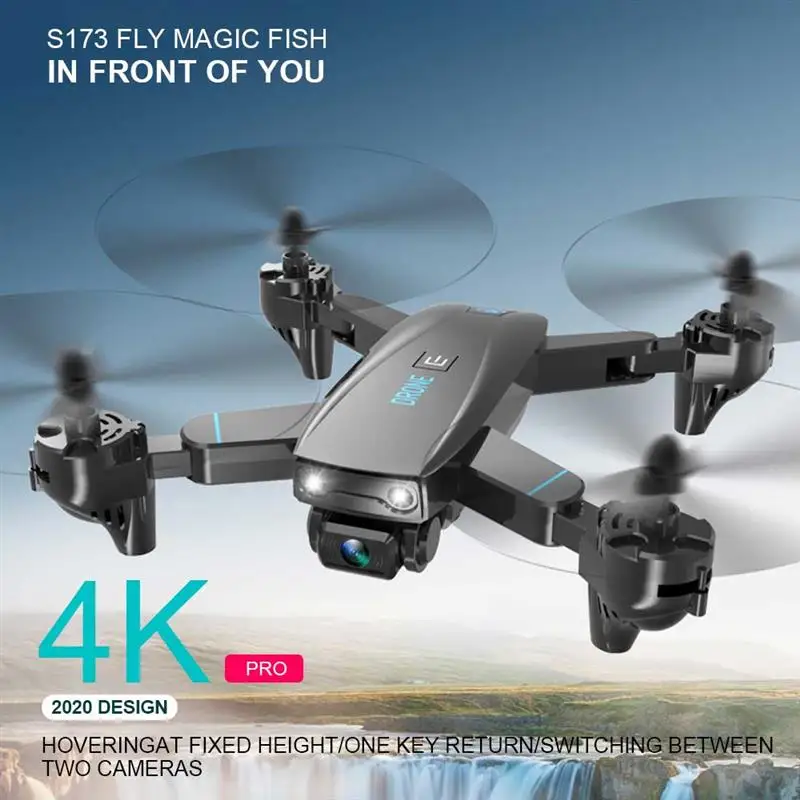 CSJ S173 Drone RC Quadcopter 4K HD Mini Camera Profesional With 2.4G WiFi FPV Drone Gesture Control Altitude Hold Foldable Dron
CSJ S173 Drone RC Quadcopter 4K HD Mini Camera Profesional With 2.4G WiFi FPV Drone Gesture Control Altitude Hold Foldable Dron