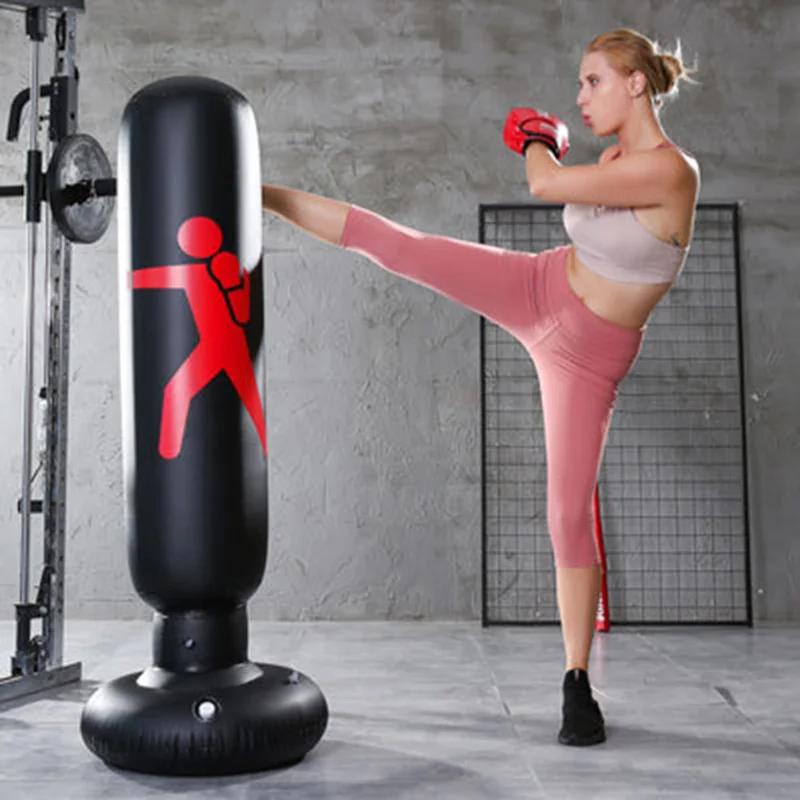 Training Fitness Vertical Inflatable Boxing Bag PVC Thickening Boxing Pillar Tumbler Column Punching Bag Fitness Tool#Y7
Training Fitness Vertical Inflatable Boxing Bag PVC Thickening Boxing Pillar Tumbler Column Punching Bag Fitness Tool#Y7